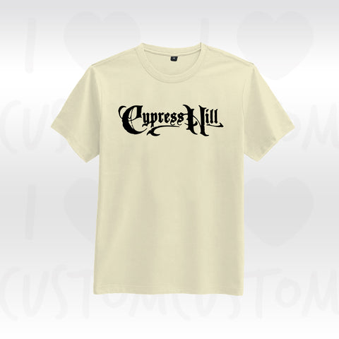 T-shirt ilovecustom Cypress hill logo noir