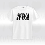 T-shirt ilovecustom NWA NHL logo noir