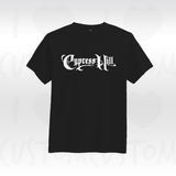 T-shirt ilovecustom Cypress hill logo blanc