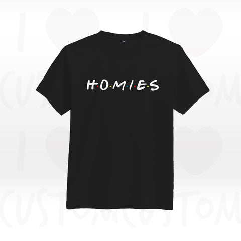 T-shirt ilovecustom noir HOMIES