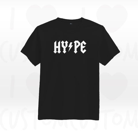 T-shirt ilovecustom noir HYPE ACDC