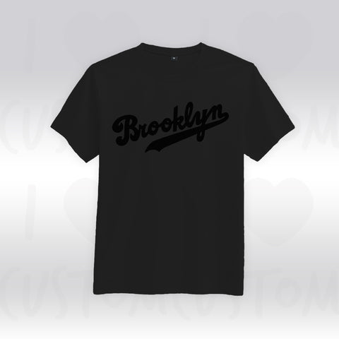 T-shirt ilovecustom brooklyn ligue logo noir