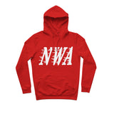 sweat capuche hiphophood épais Nwa rouge