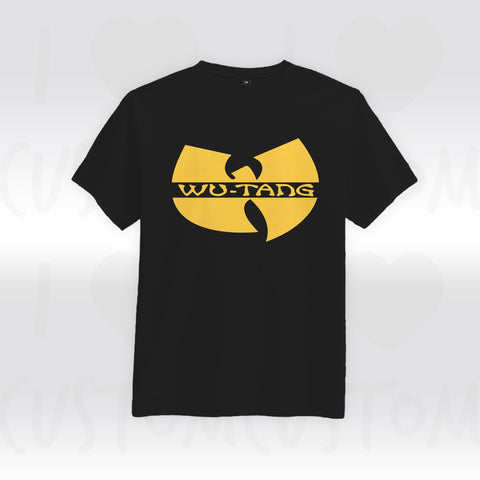 T-shirt ilovecustom Wu tang logo jaune