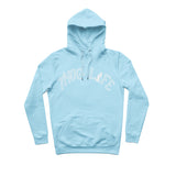 sweat capuche épais Sky blue  hiphophood thug Life tattoo