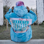 Sweat capuche Coolers Brand acid blue cyan parental advisory