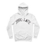 sweat capuche épais blanc hiphophood thug Life tattoo