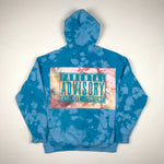 Sweat capuche Coolers Brand acid blue cyan parental advisory