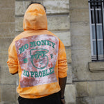 Sweat capuche Coolers Brand acid néon orange mo money mo problems