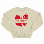 sweat col rond unisex logo WU TANG CLAN rouge