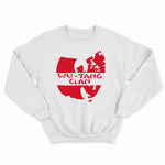 sweat col rond unisex logo WU TANG CLAN rouge